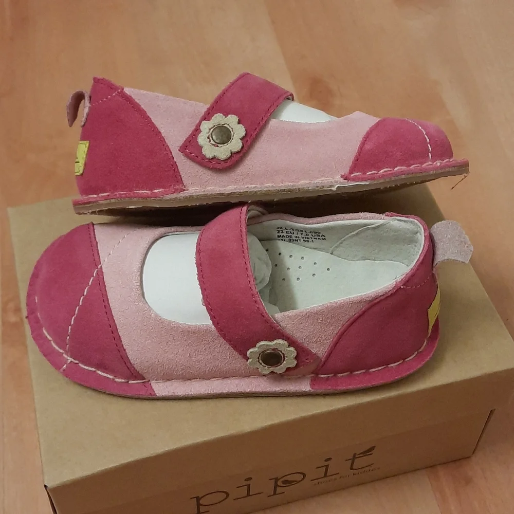 PIPIT by Badorf Kids Jill Leather/Suede Shoe - Picture 3 of 10